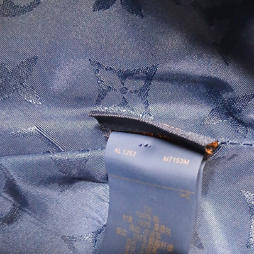 Louis Vuitton Denim and Leather Flower Cap - Picture 4 of 4
